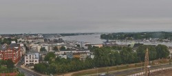 Archiv Foto Webcam Rostock Panorama vom Radisson Blue Hotel 07:00