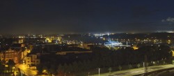 Archiv Foto Webcam Rostock Panorama vom Radisson Blue Hotel 01:00