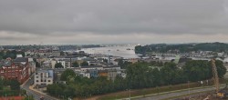 Archiv Foto Webcam Rostock Panorama vom Radisson Blue Hotel 07:00