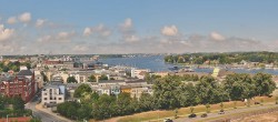 Archiv Foto Webcam Rostock Panorama vom Radisson Blue Hotel 11:00