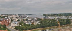 Archiv Foto Webcam Rostock Panorama vom Radisson Blue Hotel 09:00