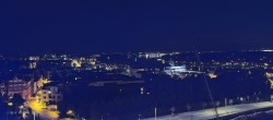 Archiv Foto Webcam Rostock Panorama vom Radisson Blue Hotel 23:00