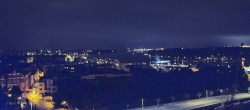 Archiv Foto Webcam Rostock Panorama vom Radisson Blue Hotel 01:00