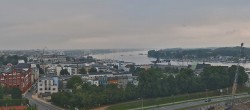 Archiv Foto Webcam Rostock Panorama vom Radisson Blue Hotel 05:00