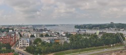 Archiv Foto Webcam Rostock Panorama vom Radisson Blue Hotel 13:00