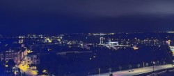 Archiv Foto Webcam Rostock Panorama vom Radisson Blue Hotel 23:00