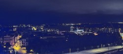 Archiv Foto Webcam Rostock Panorama vom Radisson Blue Hotel 01:00