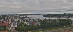 Archiv Foto Webcam Rostock Panorama vom Radisson Blue Hotel 06:00