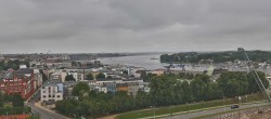 Archiv Foto Webcam Rostock Panorama vom Radisson Blue Hotel 07:00