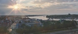 Archiv Foto Webcam Rostock Panorama vom Radisson Blue Hotel 20:00