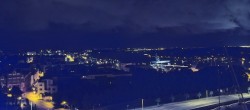 Archiv Foto Webcam Rostock Panorama vom Radisson Blue Hotel 01:00