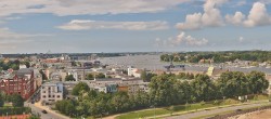 Archiv Foto Webcam Rostock Panorama vom Radisson Blue Hotel 13:00