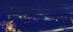 Archiv Foto Webcam Rostock Panorama vom Radisson Blue Hotel 23:00