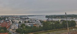 Archiv Foto Webcam Rostock Panorama vom Radisson Blue Hotel 05:00