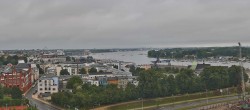 Archiv Foto Webcam Rostock Panorama vom Radisson Blue Hotel 07:00