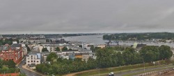 Archiv Foto Webcam Rostock Panorama vom Radisson Blue Hotel 09:00
