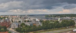 Archiv Foto Webcam Rostock Panorama vom Radisson Blue Hotel 13:00