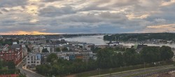 Archiv Foto Webcam Rostock Panorama vom Radisson Blue Hotel 19:00
