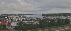 Archiv Foto Webcam Rostock Panorama vom Radisson Blue Hotel 07:00