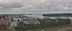 Archiv Foto Webcam Rostock Panorama vom Radisson Blue Hotel 09:00