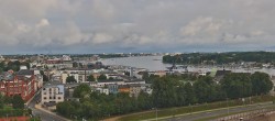 Archiv Foto Webcam Rostock Panorama vom Radisson Blue Hotel 06:00