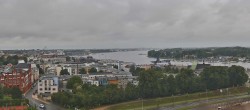 Archiv Foto Webcam Rostock Panorama vom Radisson Blue Hotel 11:00