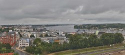 Archiv Foto Webcam Rostock Panorama vom Radisson Blue Hotel 13:00