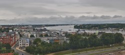 Archiv Foto Webcam Rostock Panorama vom Radisson Blue Hotel 15:00