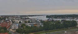 Archiv Foto Webcam Rostock Panorama vom Radisson Blue Hotel 05:00
