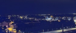 Archiv Foto Webcam Rostock Panorama vom Radisson Blue Hotel 23:00