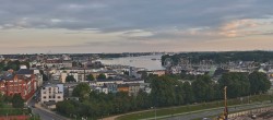 Archiv Foto Webcam Rostock Panorama vom Radisson Blue Hotel 05:00
