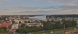 Archiv Foto Webcam Rostock Panorama vom Radisson Blue Hotel 06:00
