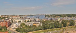 Archiv Foto Webcam Rostock Panorama vom Radisson Blue Hotel 09:00