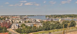 Archiv Foto Webcam Rostock Panorama vom Radisson Blue Hotel 11:00