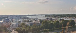 Archiv Foto Webcam Rostock Panorama vom Radisson Blue Hotel 17:00