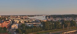 Archiv Foto Webcam Rostock Panorama vom Radisson Blue Hotel 05:00