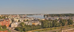 Archiv Foto Webcam Rostock Panorama vom Radisson Blue Hotel 07:00