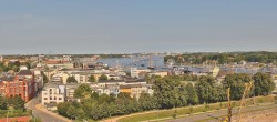 Archiv Foto Webcam Rostock Panorama vom Radisson Blue Hotel 09:00