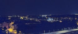 Archiv Foto Webcam Rostock Panorama vom Radisson Blue Hotel 03:00