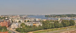 Archiv Foto Webcam Rostock Panorama vom Radisson Blue Hotel 09:00