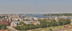 Archiv Foto Webcam Rostock Panorama vom Radisson Blue Hotel 11:00
