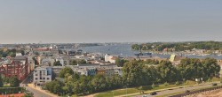 Archiv Foto Webcam Rostock Panorama vom Radisson Blue Hotel 13:00