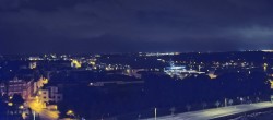 Archiv Foto Webcam Rostock Panorama vom Radisson Blue Hotel 03:00