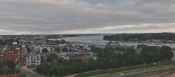 Archiv Foto Webcam Rostock Panorama vom Radisson Blue Hotel 06:00