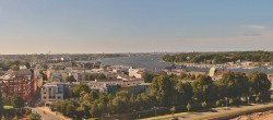 Archiv Foto Webcam Rostock Panorama vom Radisson Blue Hotel 15:00