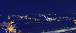 Archiv Foto Webcam Rostock Panorama vom Radisson Blue Hotel 23:00