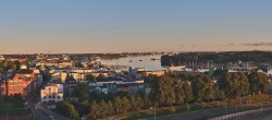 Archiv Foto Webcam Rostock Panorama vom Radisson Blue Hotel 05:00