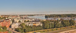 Archiv Foto Webcam Rostock Panorama vom Radisson Blue Hotel 07:00