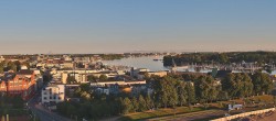 Archiv Foto Webcam Rostock Panorama vom Radisson Blue Hotel 06:00