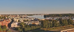 Archiv Foto Webcam Rostock Panorama vom Radisson Blue Hotel 07:00